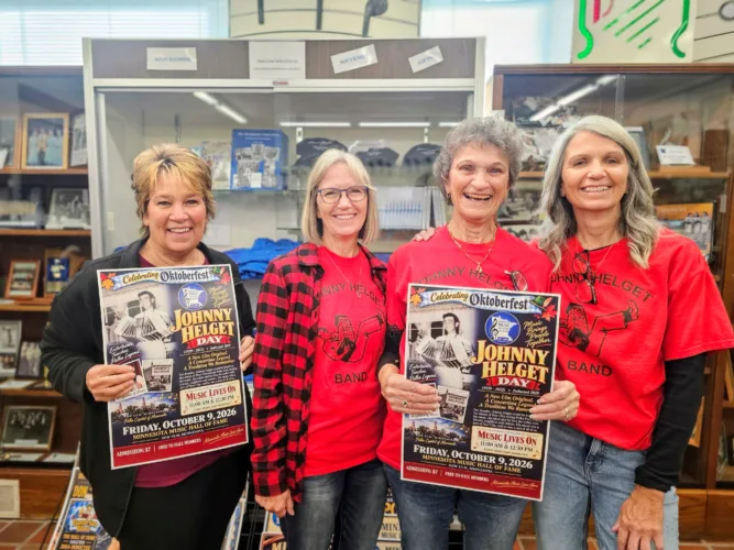 Family and friends gathers at MMHF for Johnny Helget Day